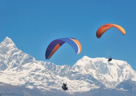 Paragliding in Pokhara